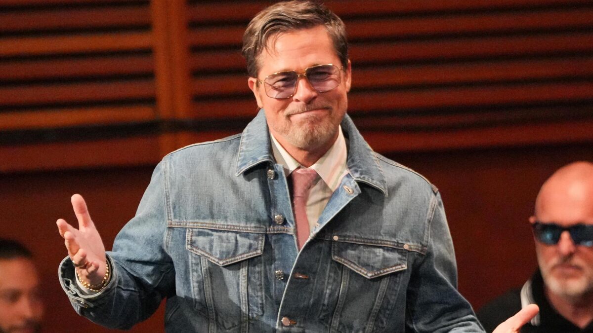Brad Pitt, durante la rueda de prensa en el Festival de Cine de San Sebastián