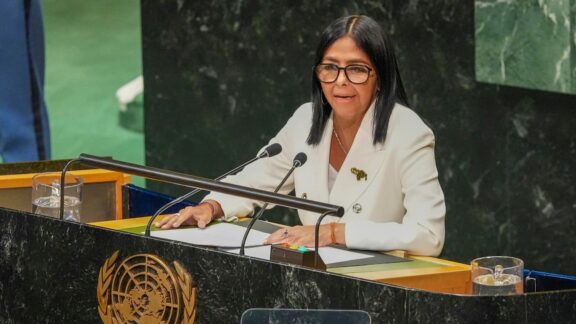 La presidenta encargada de Venezuela, Delcy Rodríguez