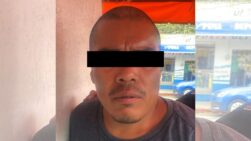 Fotografía difundida este jueves en la cuenta de X @OHarfuch del secretario de Seguridad de México, Omar García Harfuch, donde se observa la detención del presunto inculpado del asesinato de la joven estudiante española Claudia Tacoronte