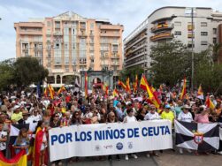 Manifestación de padres en Ceuta