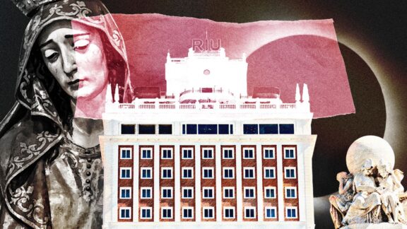 En el hotel RIU no hay planta 13... | Ilustración: César Sánchez, kiloycuarto.es