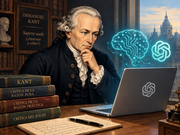 Quién le iba a decir a Kant que el culmen de ese proceso no sería un pueblo ilustrado, sino una máquina ilustrada la que acabaría el proceso de Ilustración