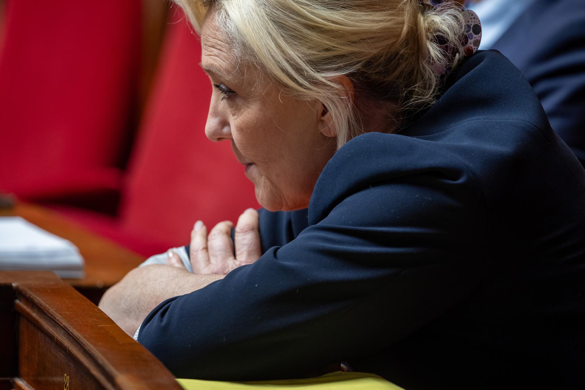 PARIS (France), 20/05/2026.- Rassemblement National (RN) parliamentary party leader Marine Le Pen attends the weekly session of questions to the government at the National Assembly in Paris, France, 20 May 2026. (Francia) EFE/EPA/CHRISTOPHE PETIT TESSON
