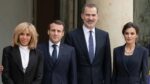 Felipe VI condecora a Brigitte Macron ante su histórica visita de Estado a España