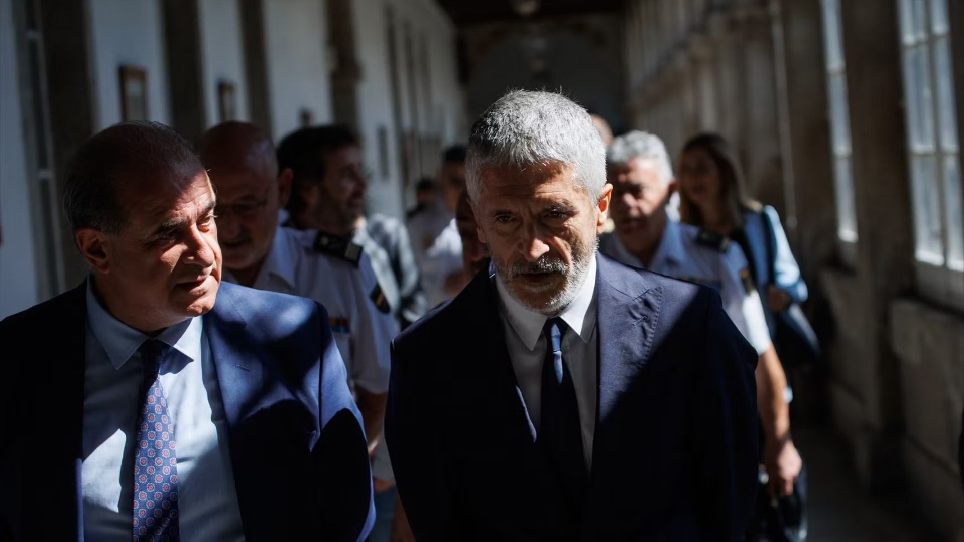 El director general de la Policía Nacional, Francisco Pardo Piqueras y el ministro de Interior, Fernando Grande-Marlaska.