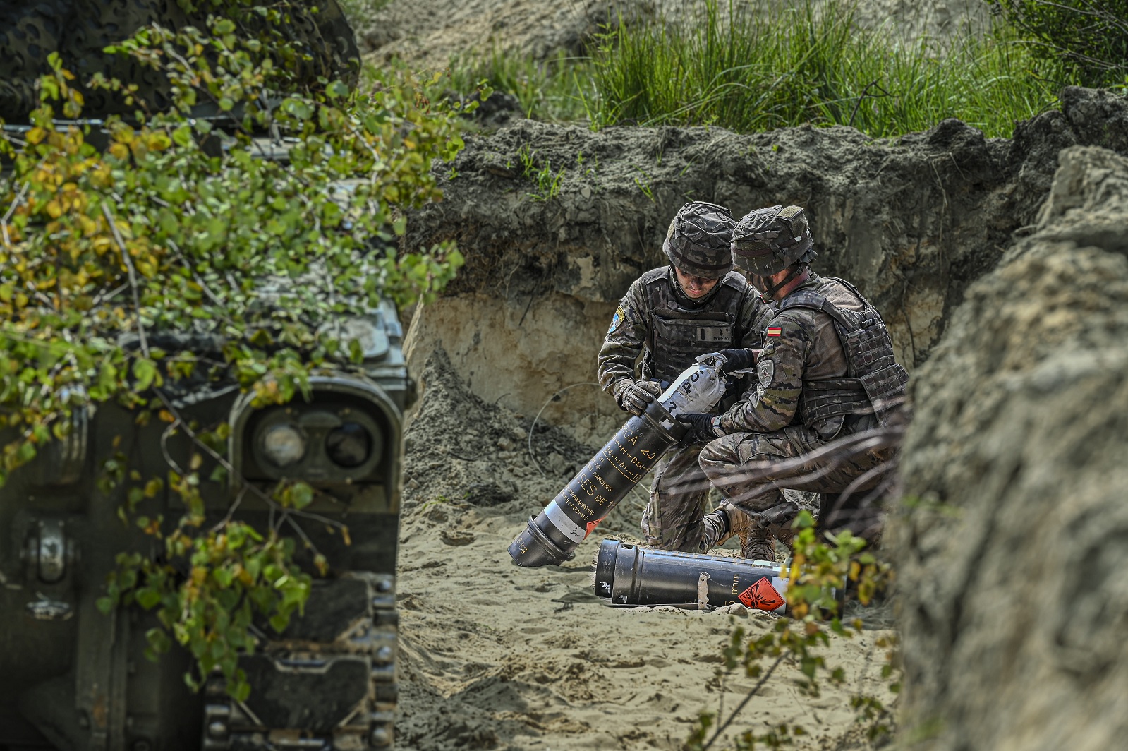 Militares españoles en Letonia
