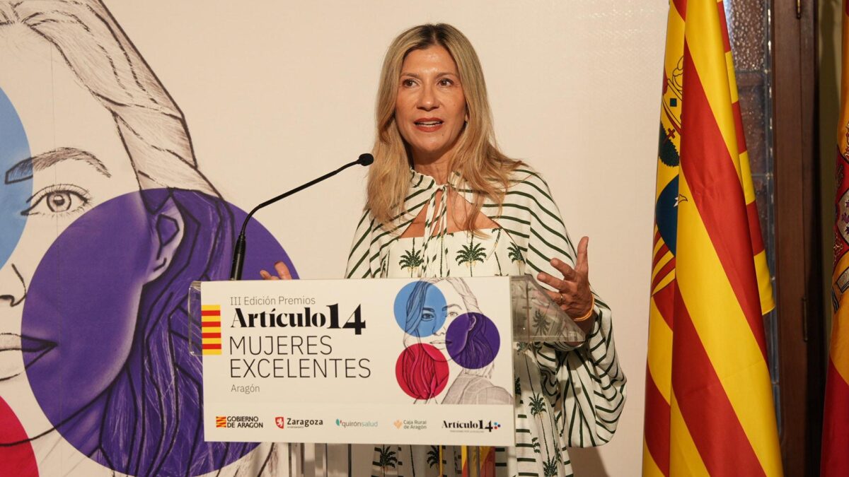 La vicepresidenta de la Junta de Aragón, Mar Vaquero