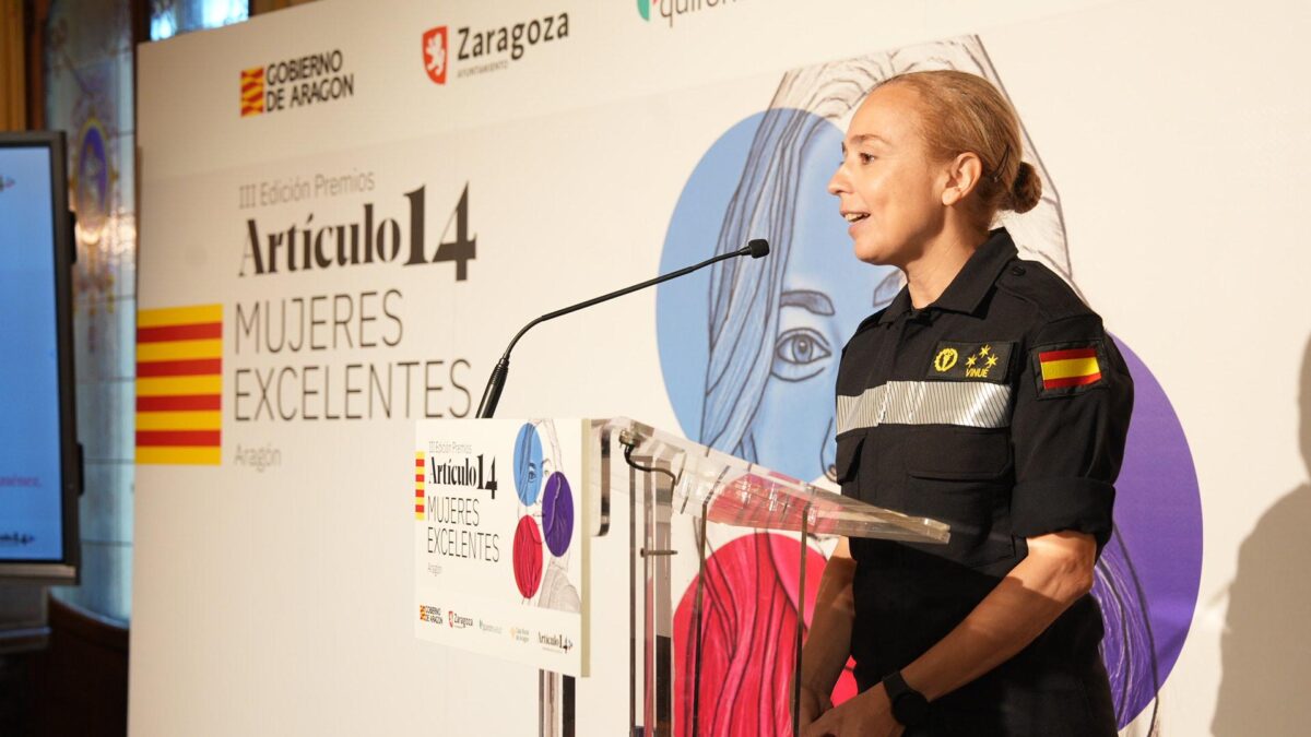 Cristina Vinué Giménez, oficial de la UME