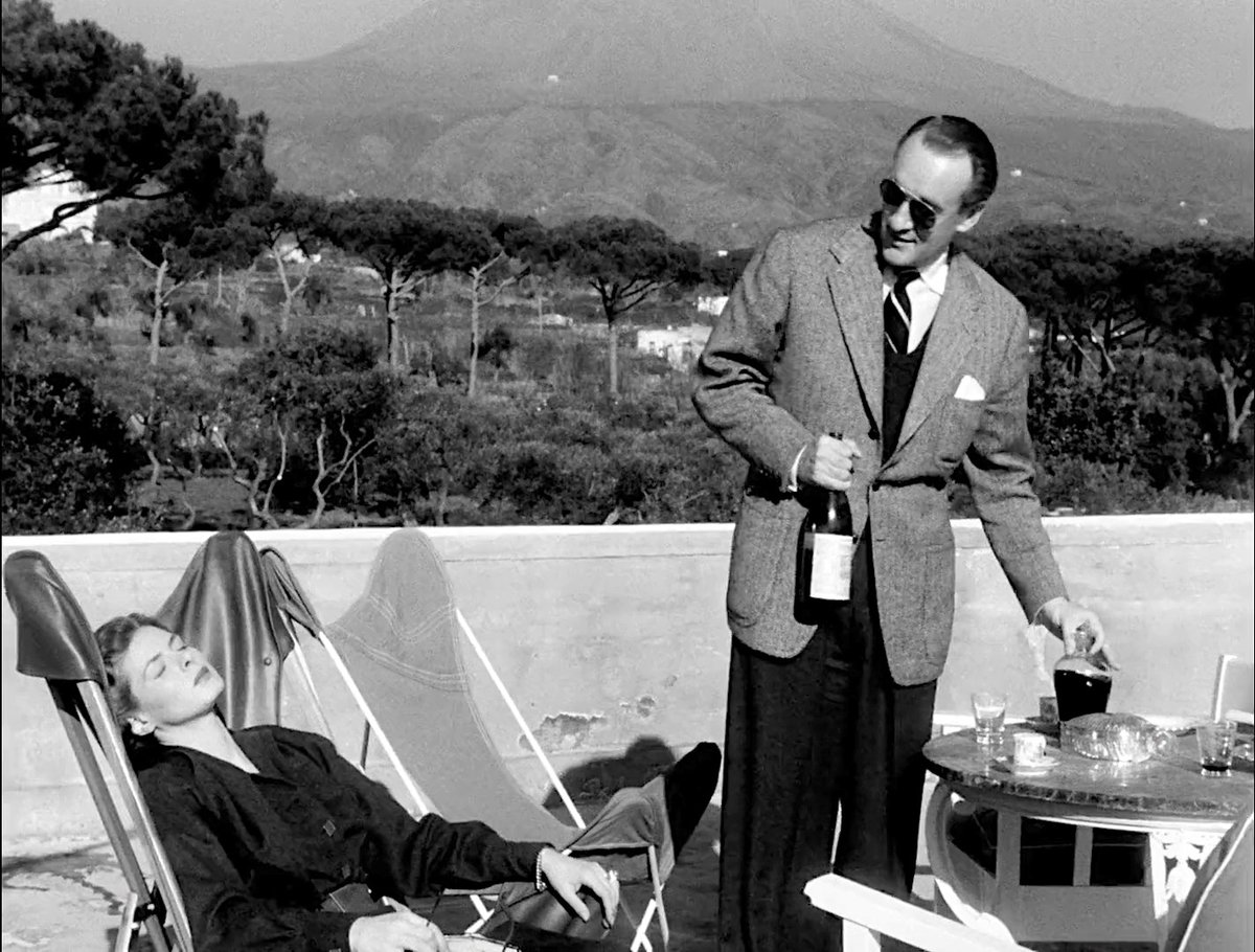 Roberto Rossellini rodó en el Excelsior algunas escenas iniciales de Viaje a Italia, protagonizada por Ingrid Bergman y George Sanders