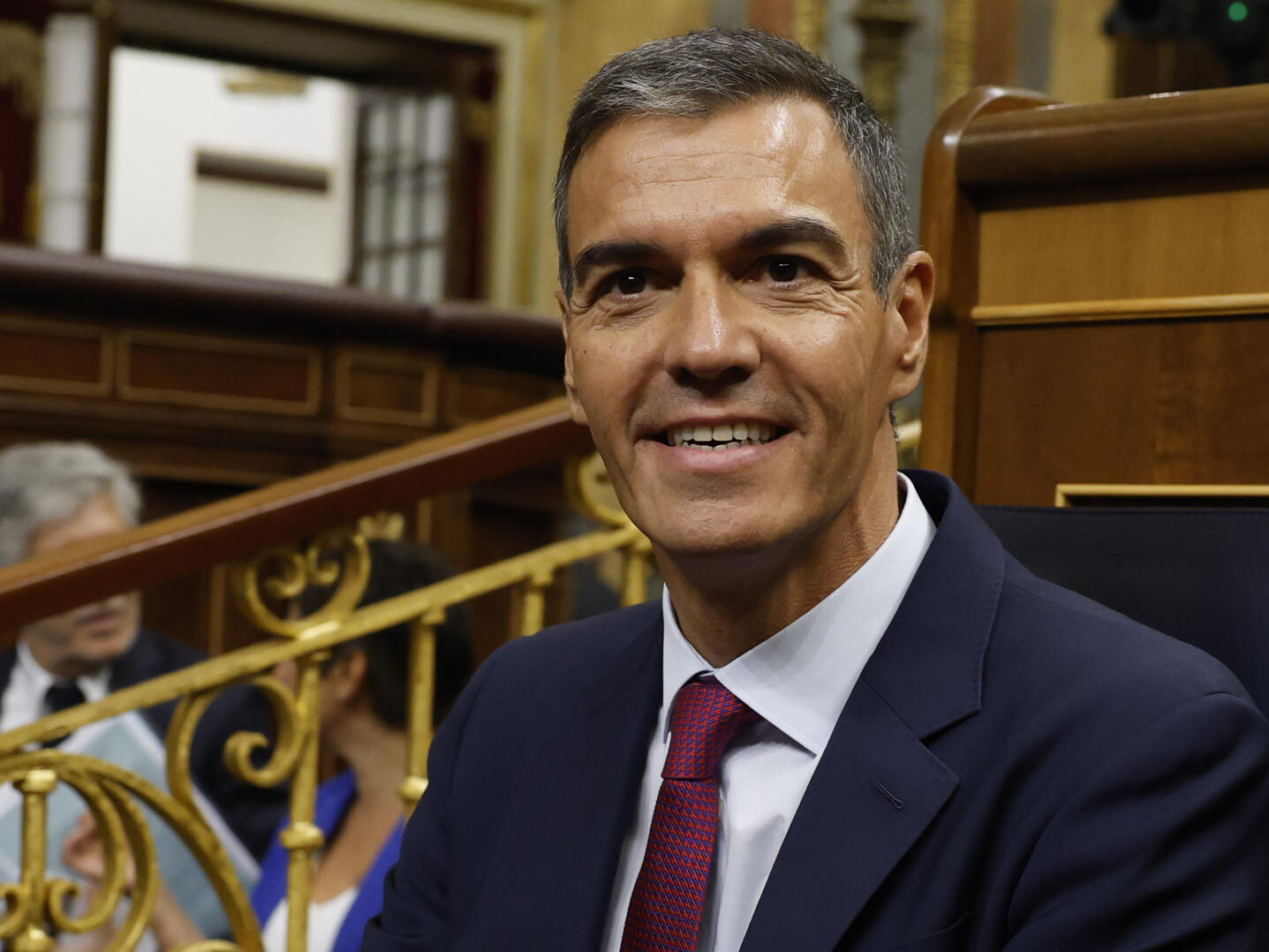 MADRID, 09/09/2026.- El presidente del Gobierno, Pedro Sánchez, durante la primera sesión de control del Congreso del curso político, este miércoles. EFE/ J.J. Guillén