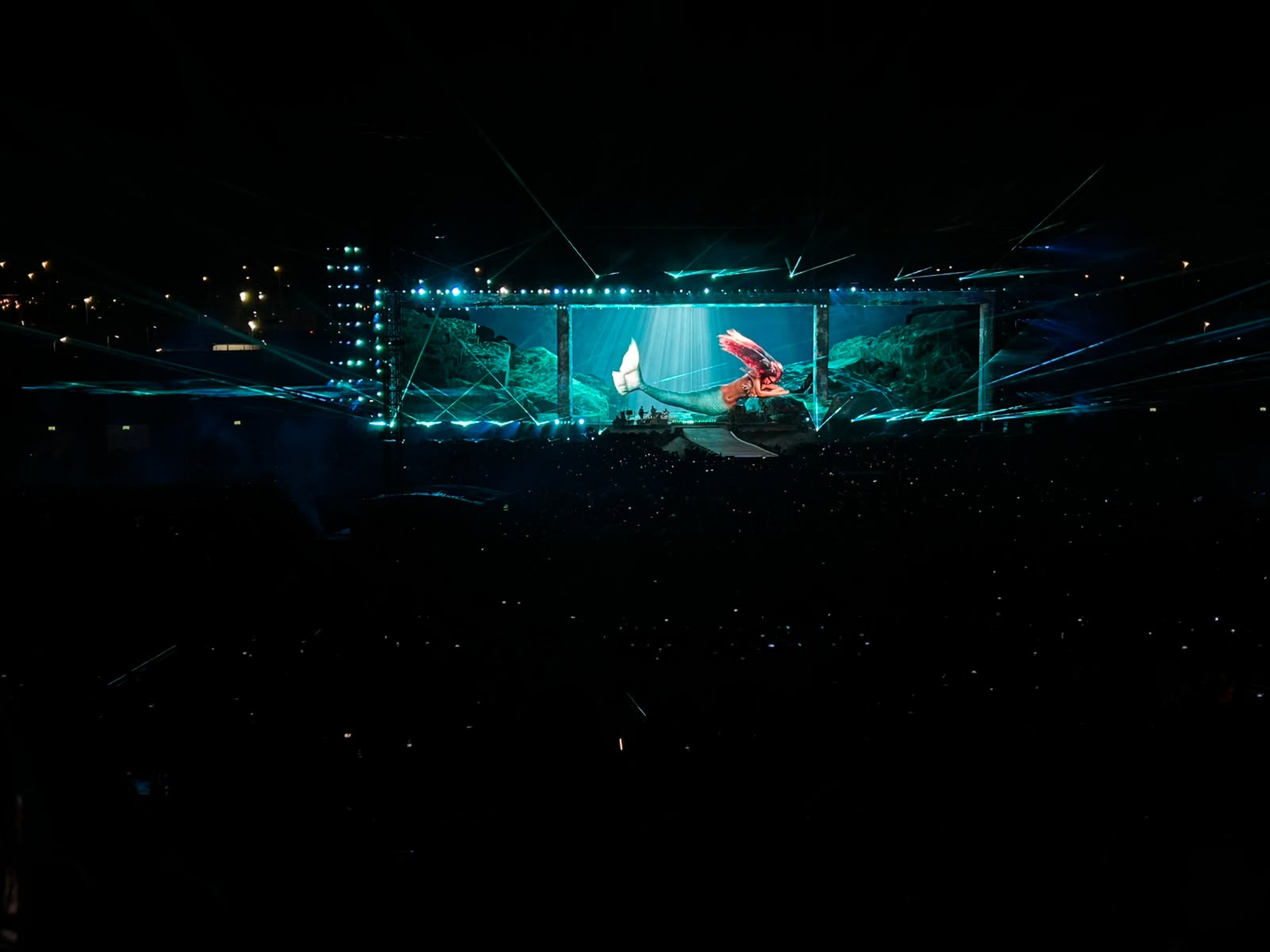 Un momento del concierto de Shakira en Madrid