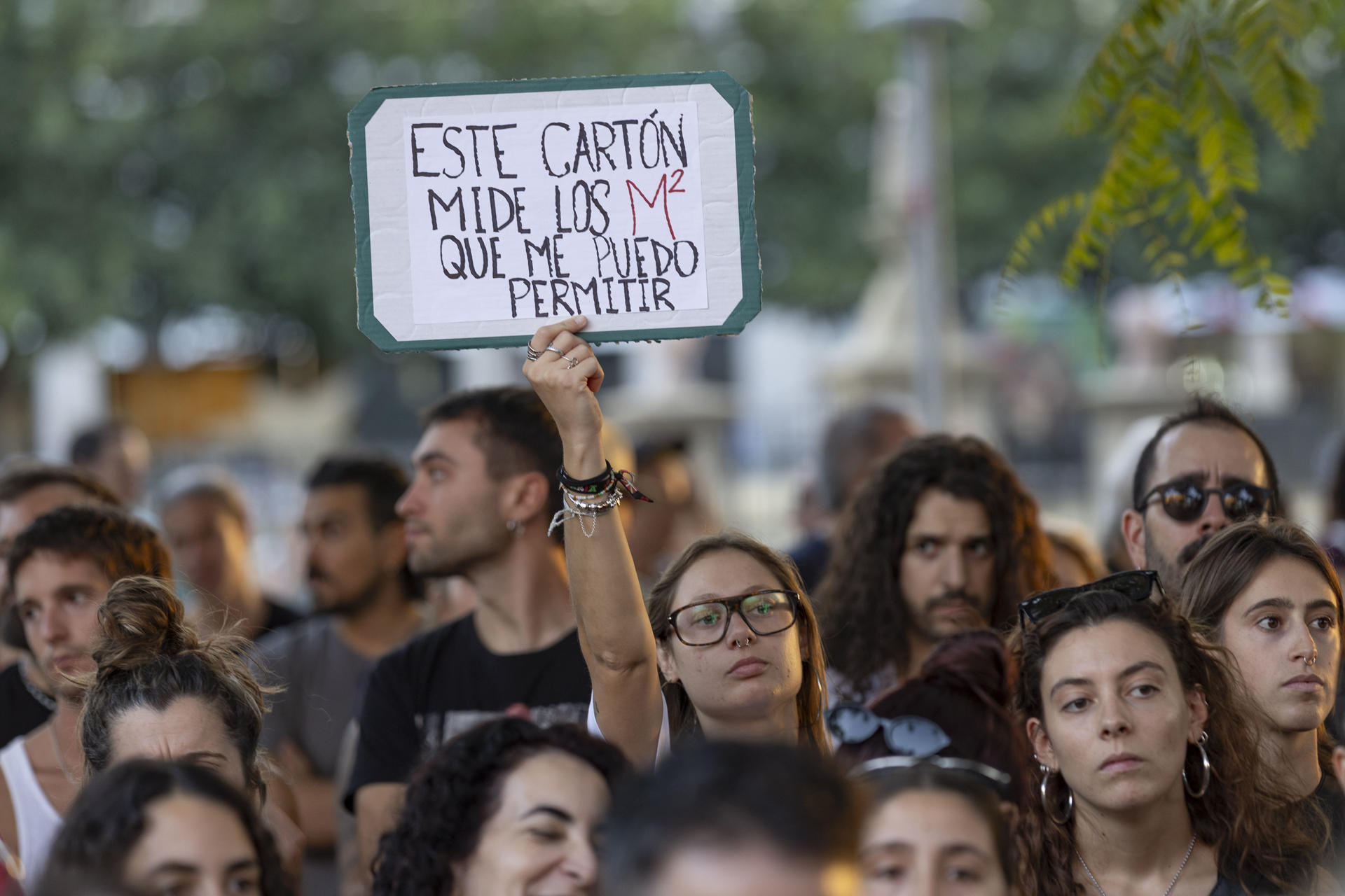 La manifestación por la vivienda La manifestación por la vivienda