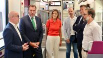 Sonia Ferrero en la presentación de los nuevos trenes de Cercanías.