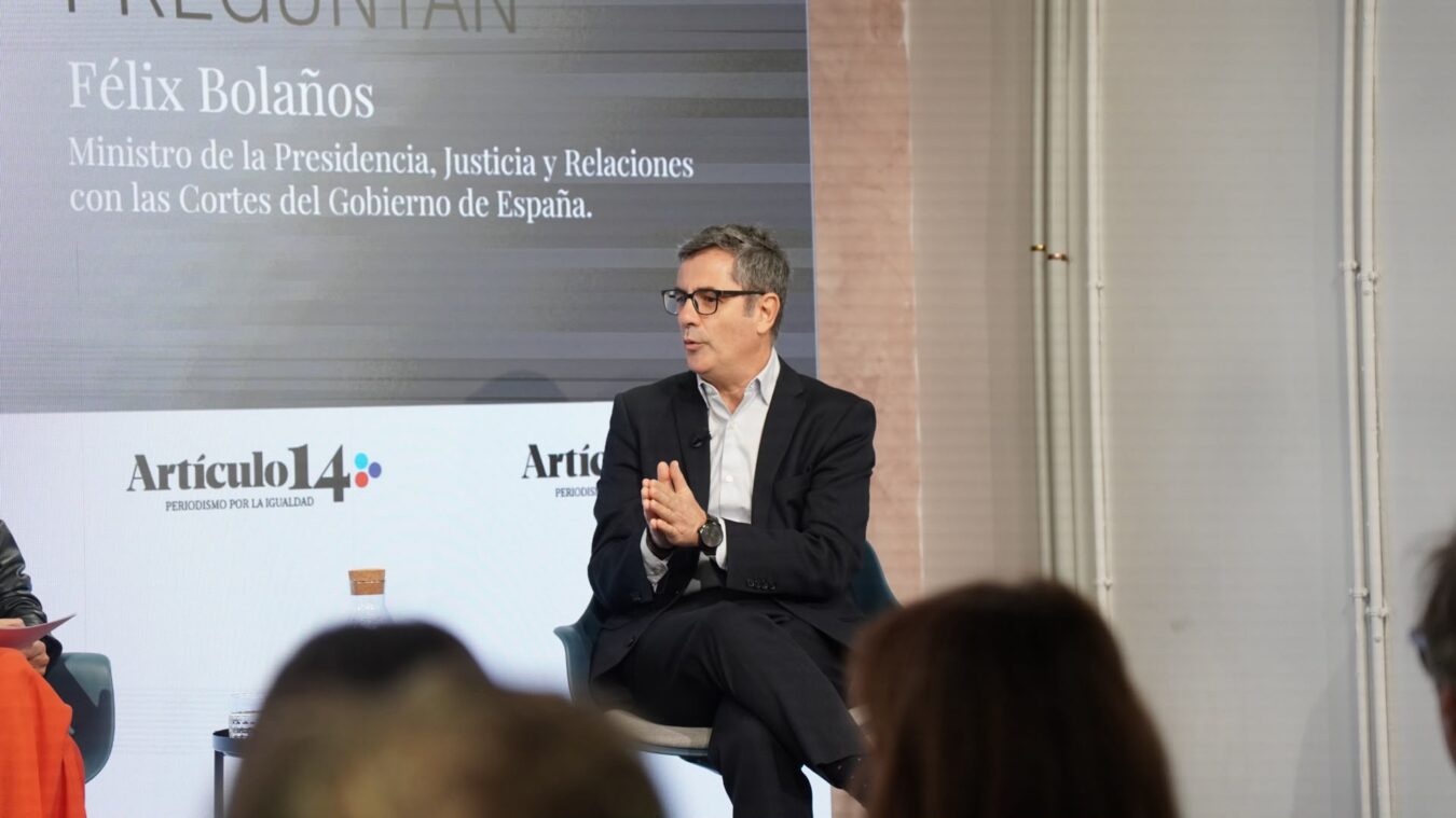 Félix Bolaños, ministro de la Presidencia, Justicia y Relaciones con las Cortes.