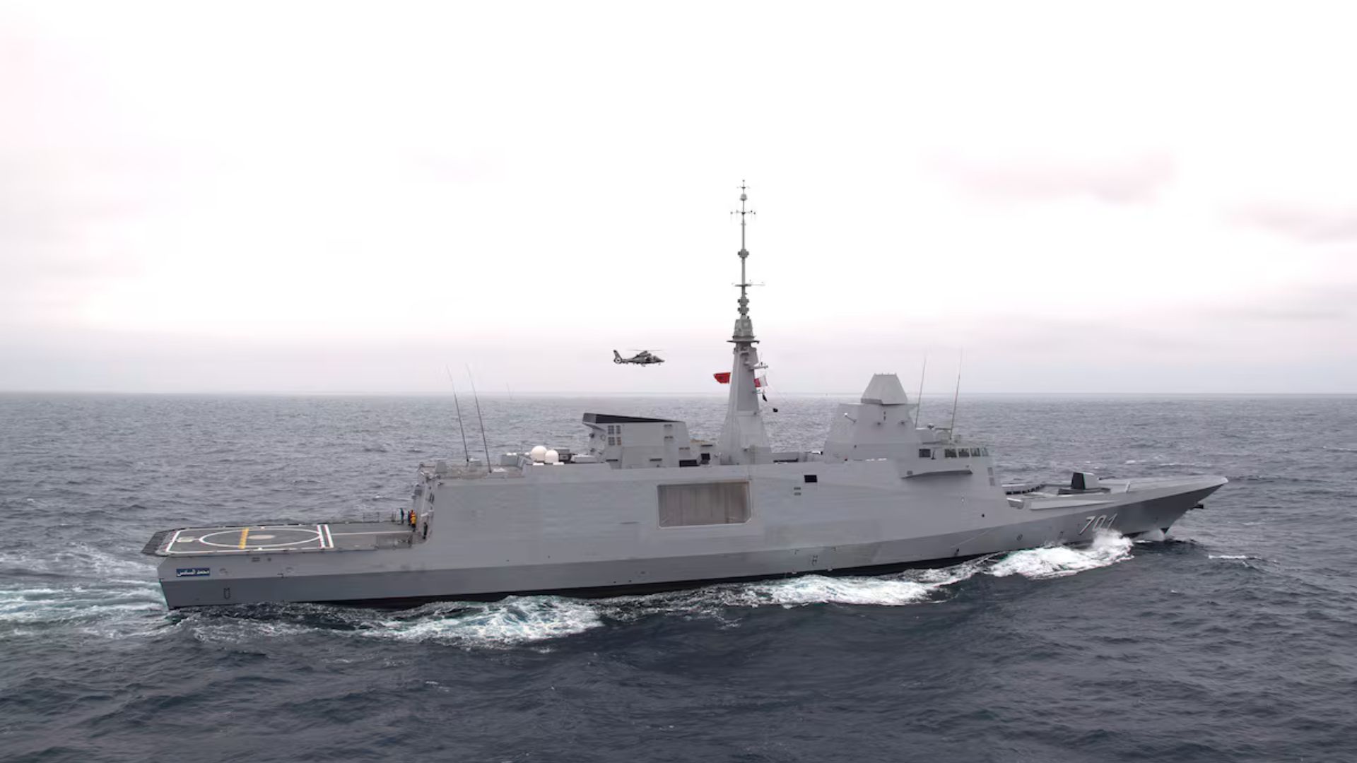 Buques de guerra marroquíes entraron en aguas de Ceuta coincidiendo con la llegada masiva de inmigrantes