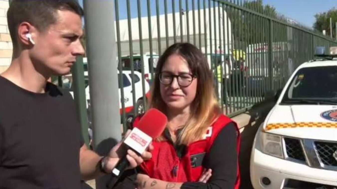 Carmen García, trabajadora de Cruz Roja, ha informado de la víctima de los dos accidentes, Adamuz y Urda