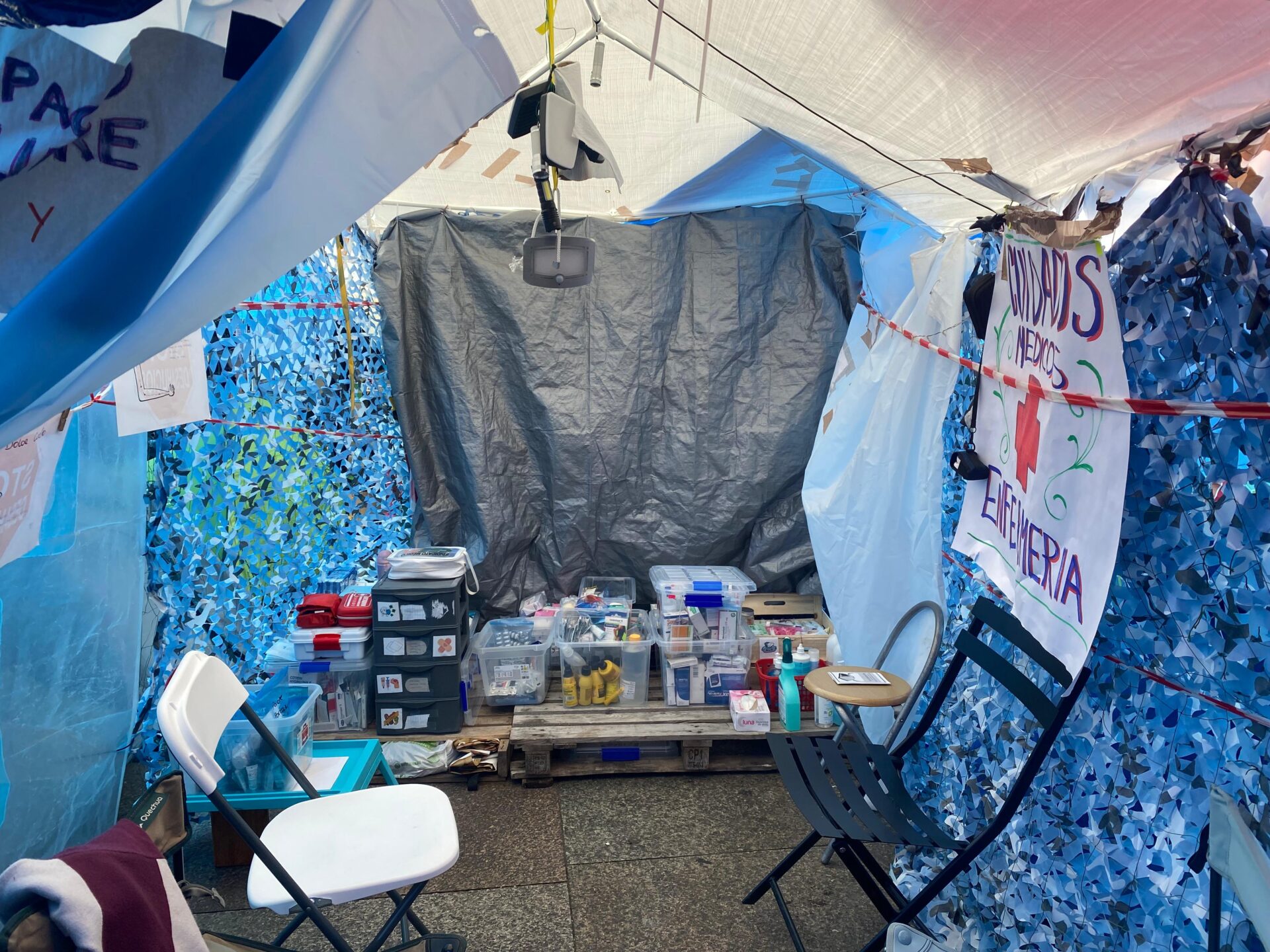 Acampada de sol