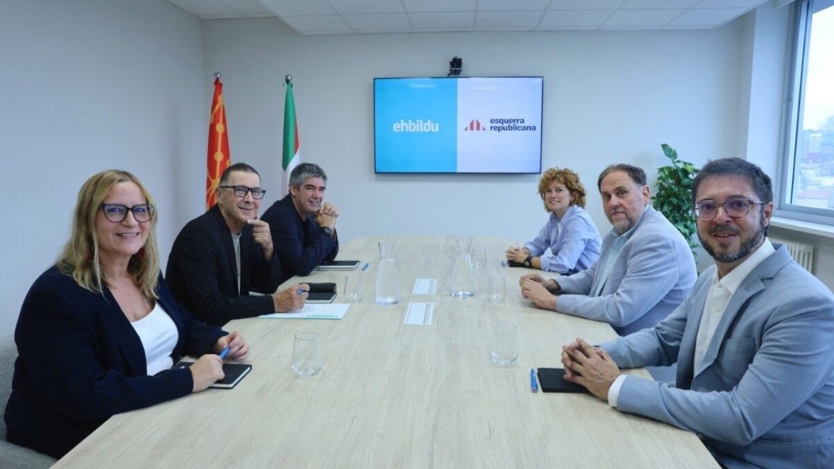 10/10/2026 Delegaciones de Euskal Herria Bildu y Esquerra Republicana de Catalunya reunidas en Bilbao (archivo) POLITICA PAÍS VASCO ESPAÑA EUROPA VIZCAYA EH BILDU