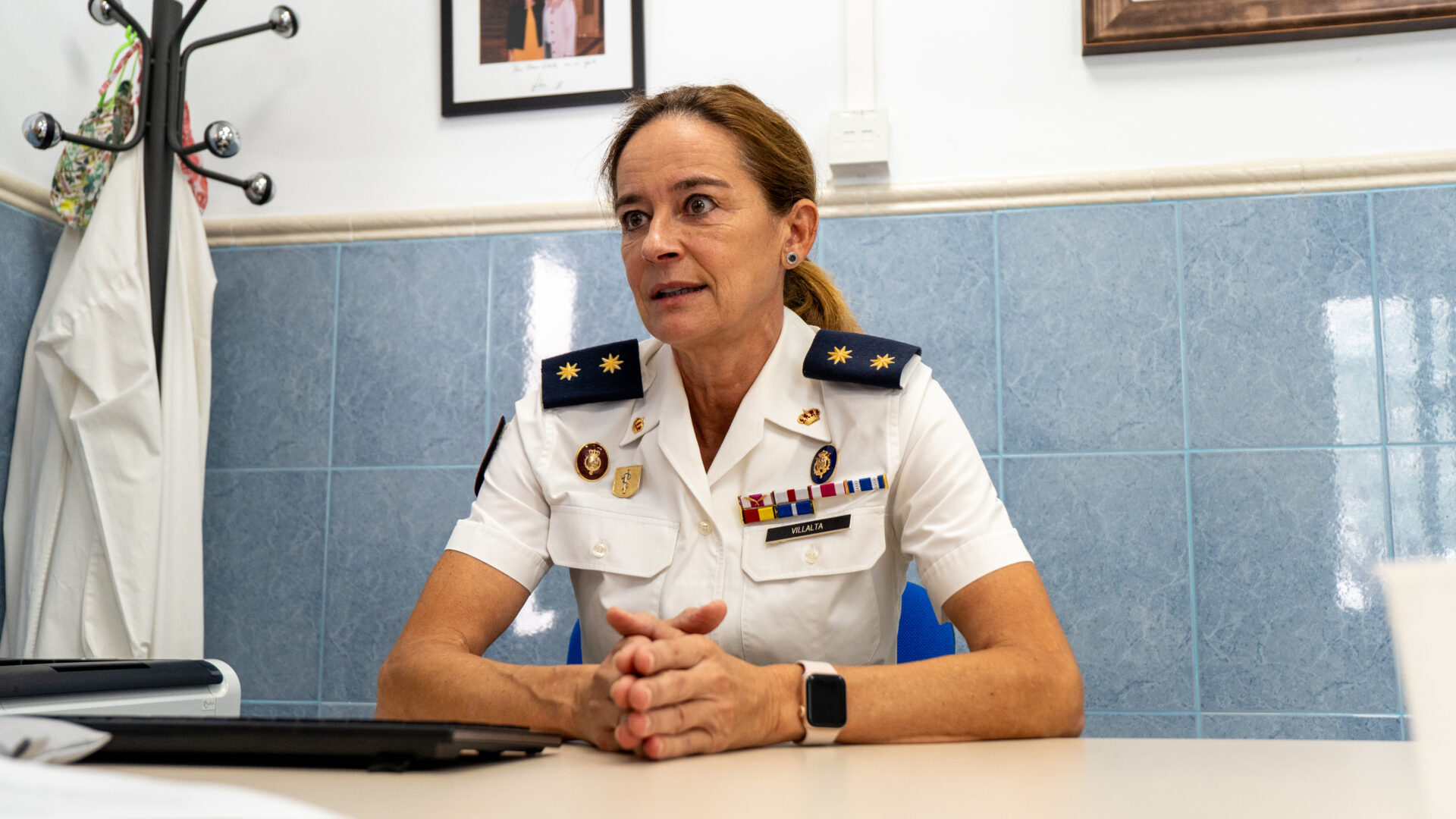 La teniente coronel Elena Villalta González, estuvo presente en dos misiones en Afganistán.