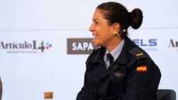 La cabo primera Patricia Prieto Carrasco