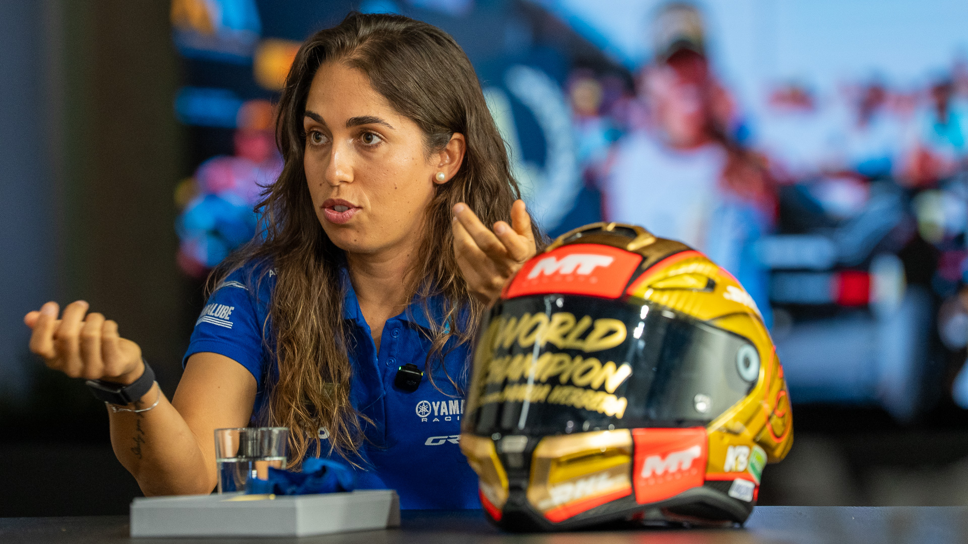 Maria Herrera bicampeona del mundo de moto