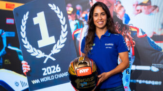 Maria Herrera bicampeona del mundo de moto