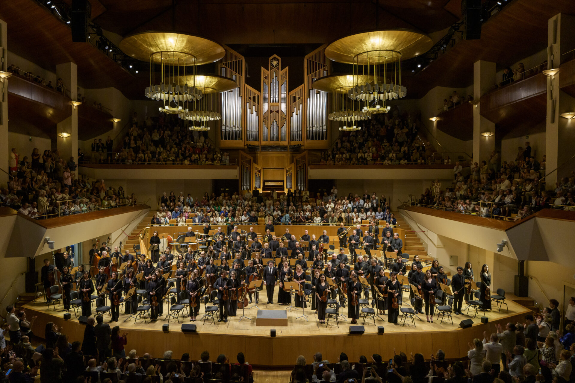 Wednesday, Oct. 14, 2026 in Madrid. New York Philharmonic Gustavo Dudamel, Conductor 2026 European Tour Concertl in Madrid (©Todd Rosenberg 2026)