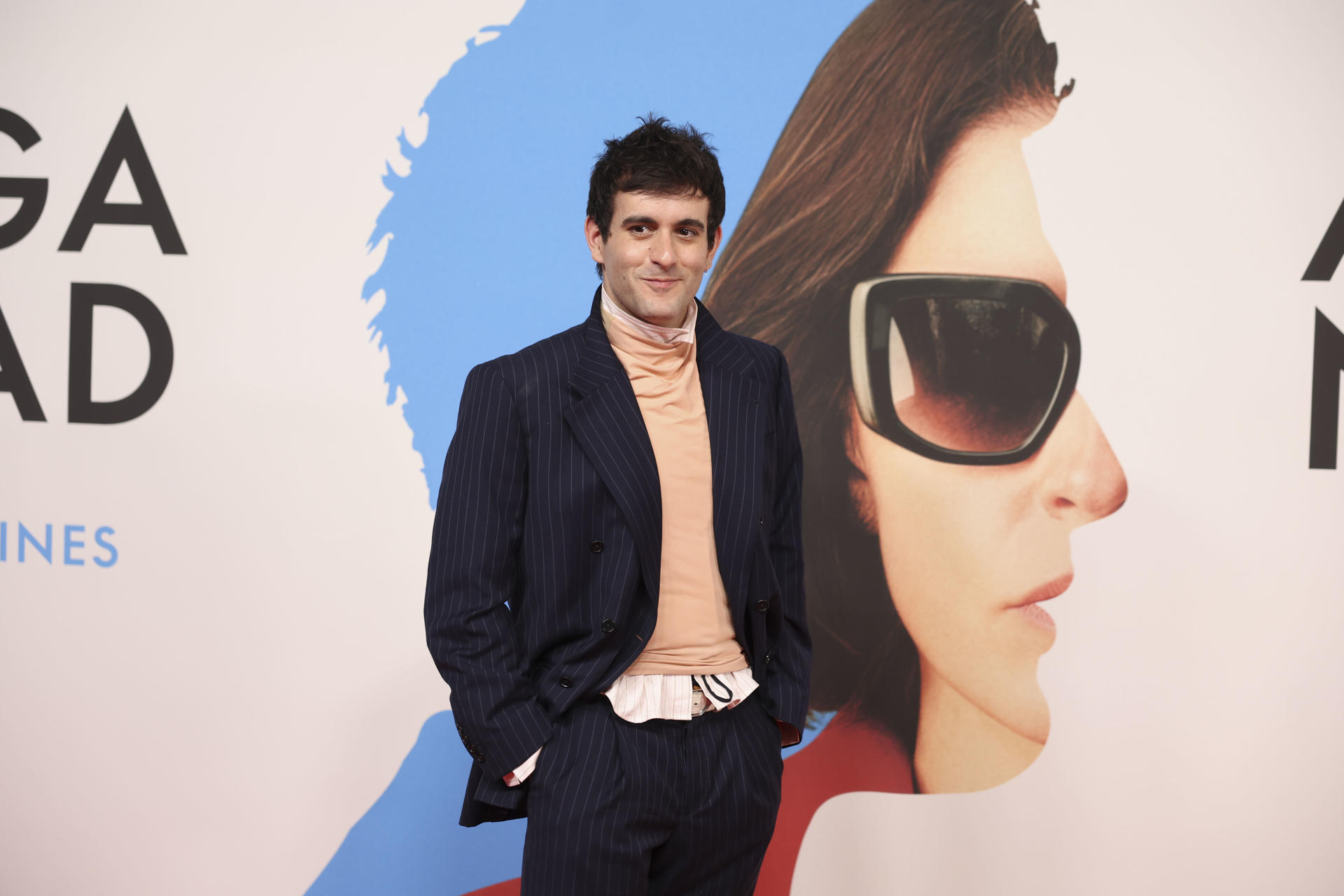MADRID, 19/03/2026.- El diseñador Palomo Spain posa a su llegada a la presentación de la película ´Amarga Navidad´, dirigida por el manchego Pedro Almodóvar, hoy jueves en el Real Casino de Madrid. EFE/Kiko Huesca