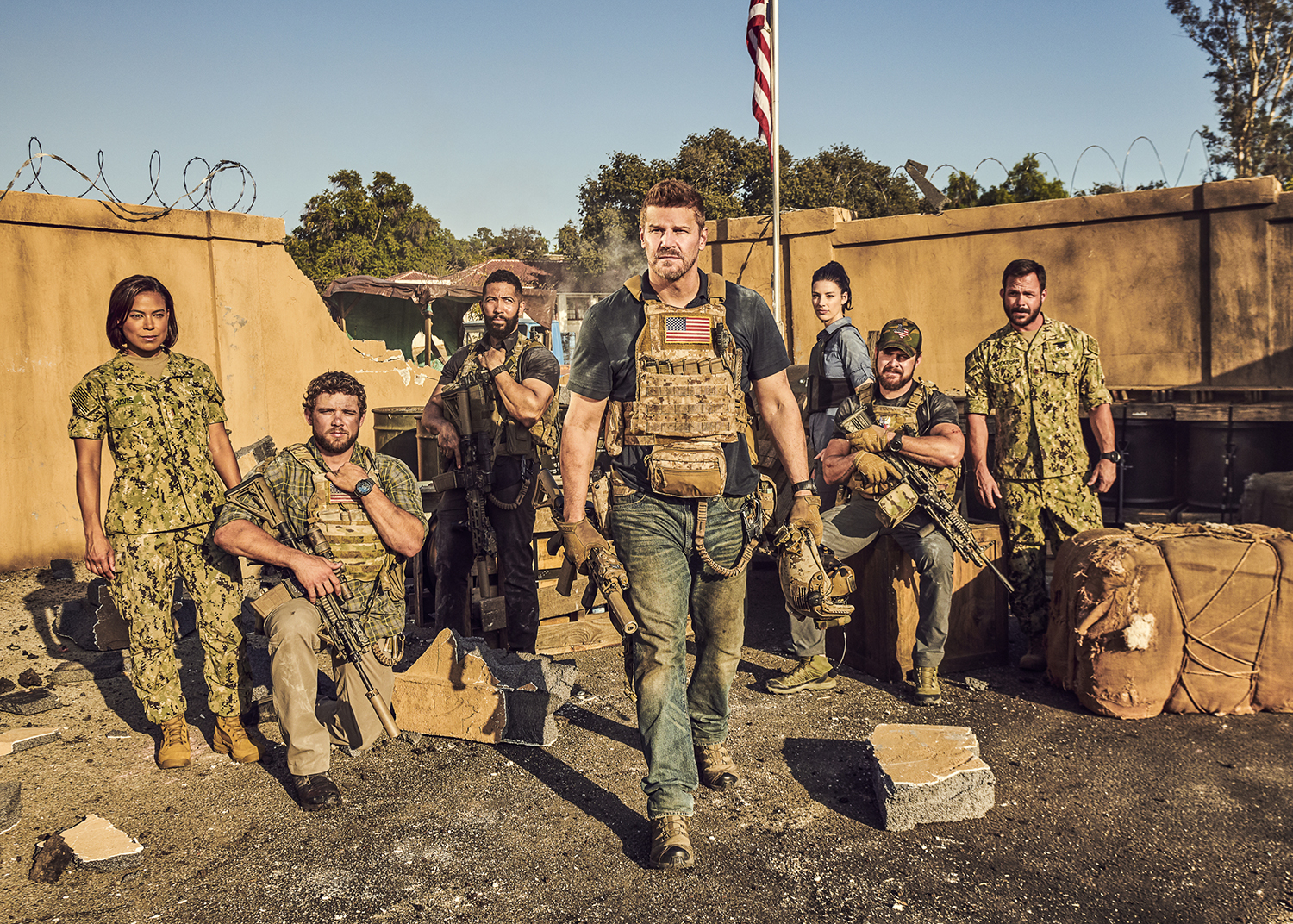 La serie 'SEAL team' va por su tercera temporada