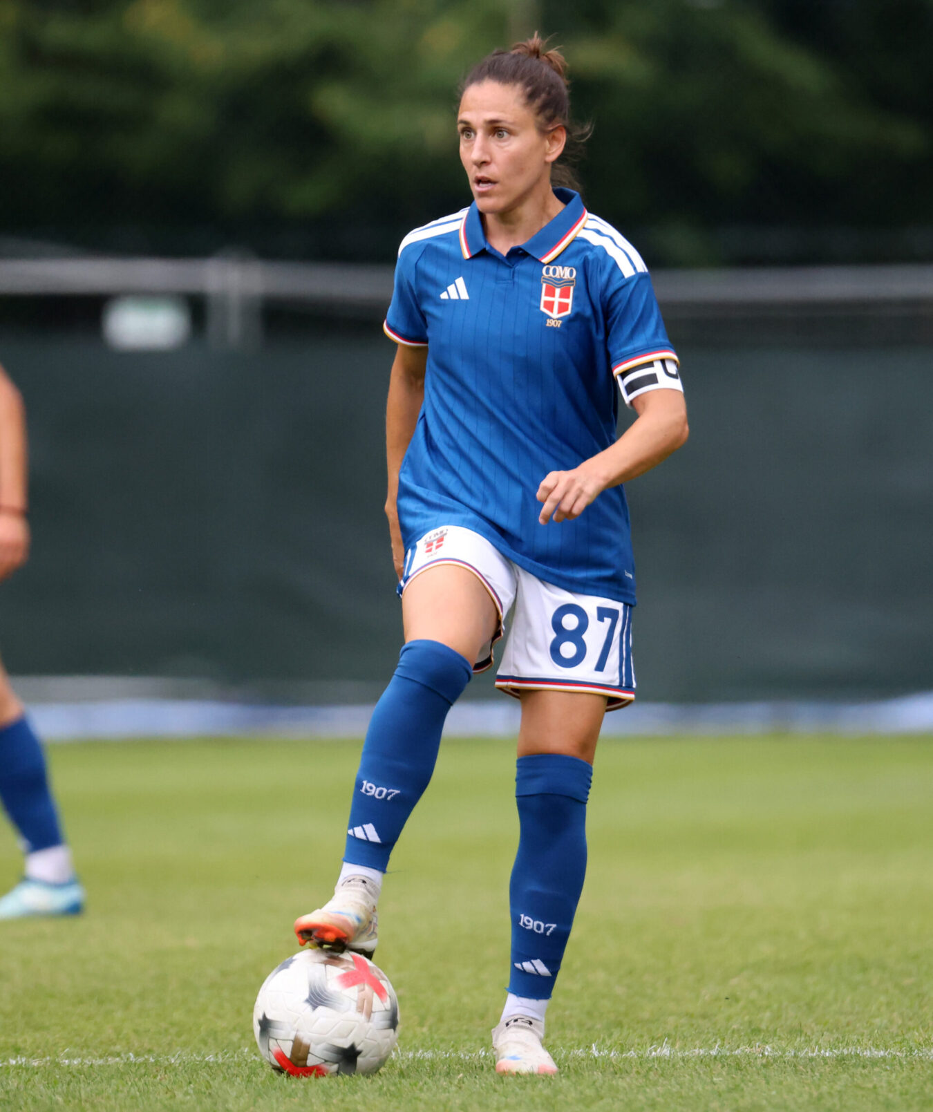 Vero Boquete, actualmente capitana del Como 1907, fue la primera española nominada al Balón de Oro