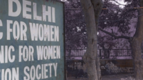 Los alrededores del centro universitario femenino Lady Shri Ram (LSR), en el sur de Nueva Delhi.