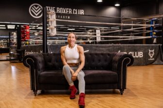 Jennifer Miranda en su gimnasio, The Boxer Club.