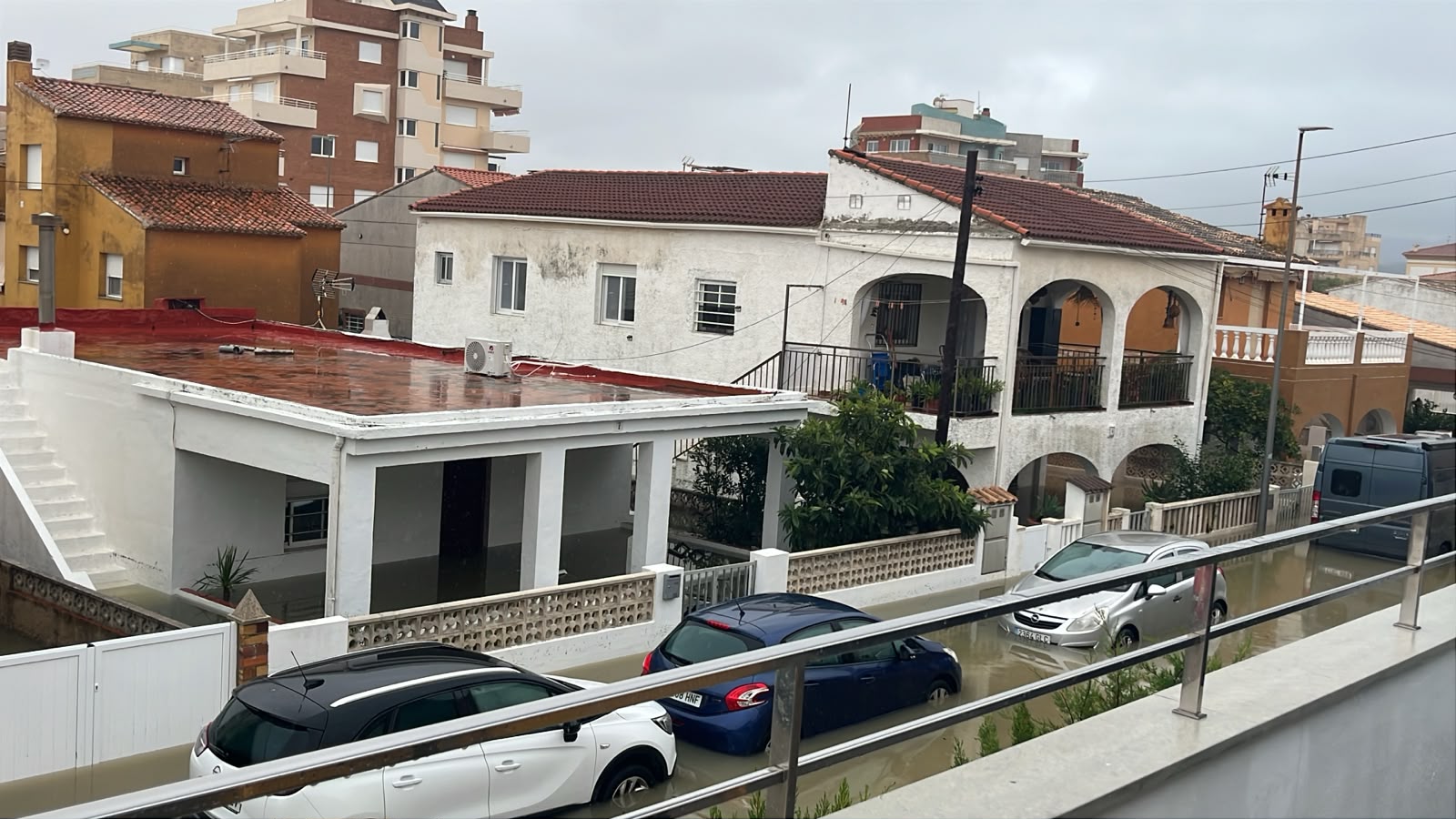 Vistas desde la ventana de la casa de Alba. Oliva, Valencia