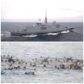 Un buque militar marroquí arrojó migrantes al agua durante la avalancha en Ceuta