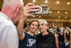 Mónica García y Ada Colau
