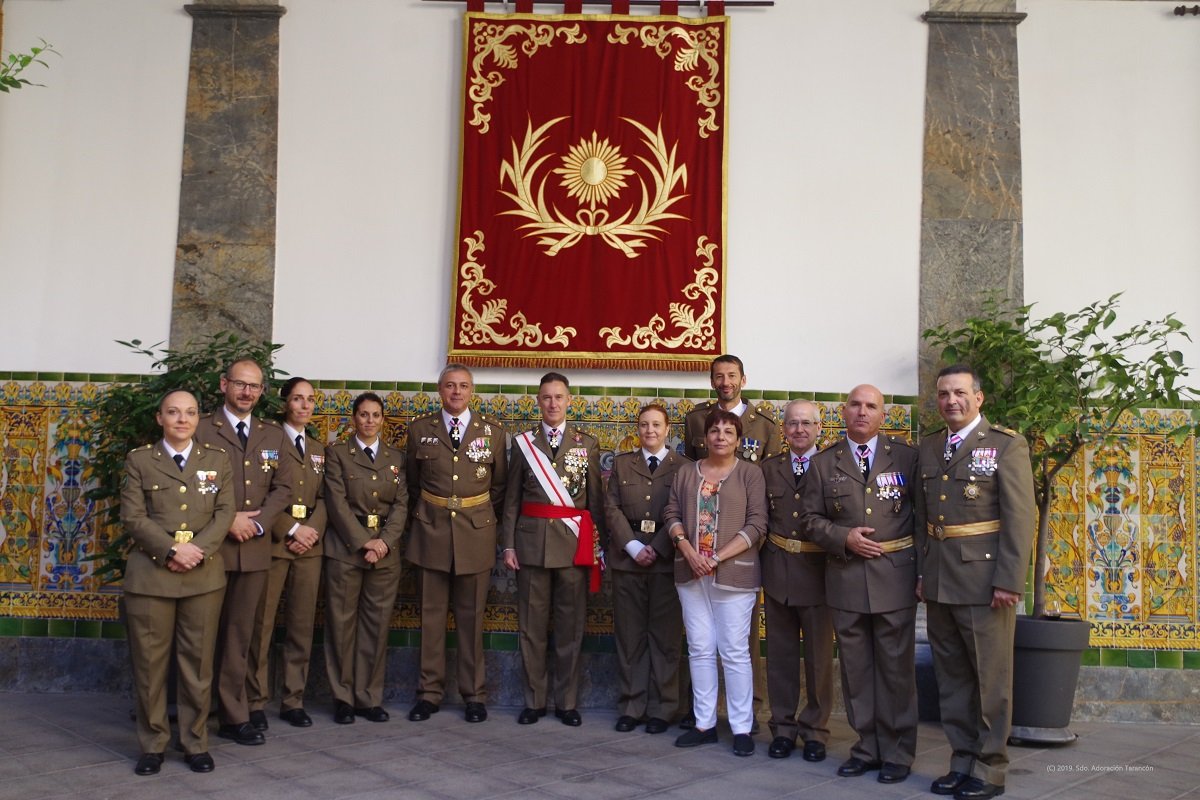 Celebración de Santa Teresa de Jesús, patrona del Cuerpo y Tropas de Intendencia, en el Palacio de Capitanía de Barcelona