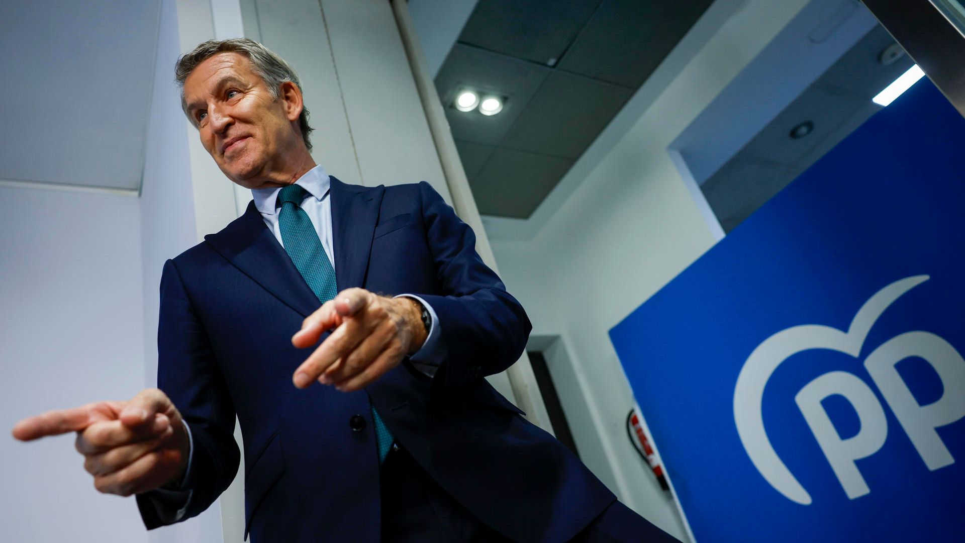 El presidente del PP, Alberto Núñez Feijóo.