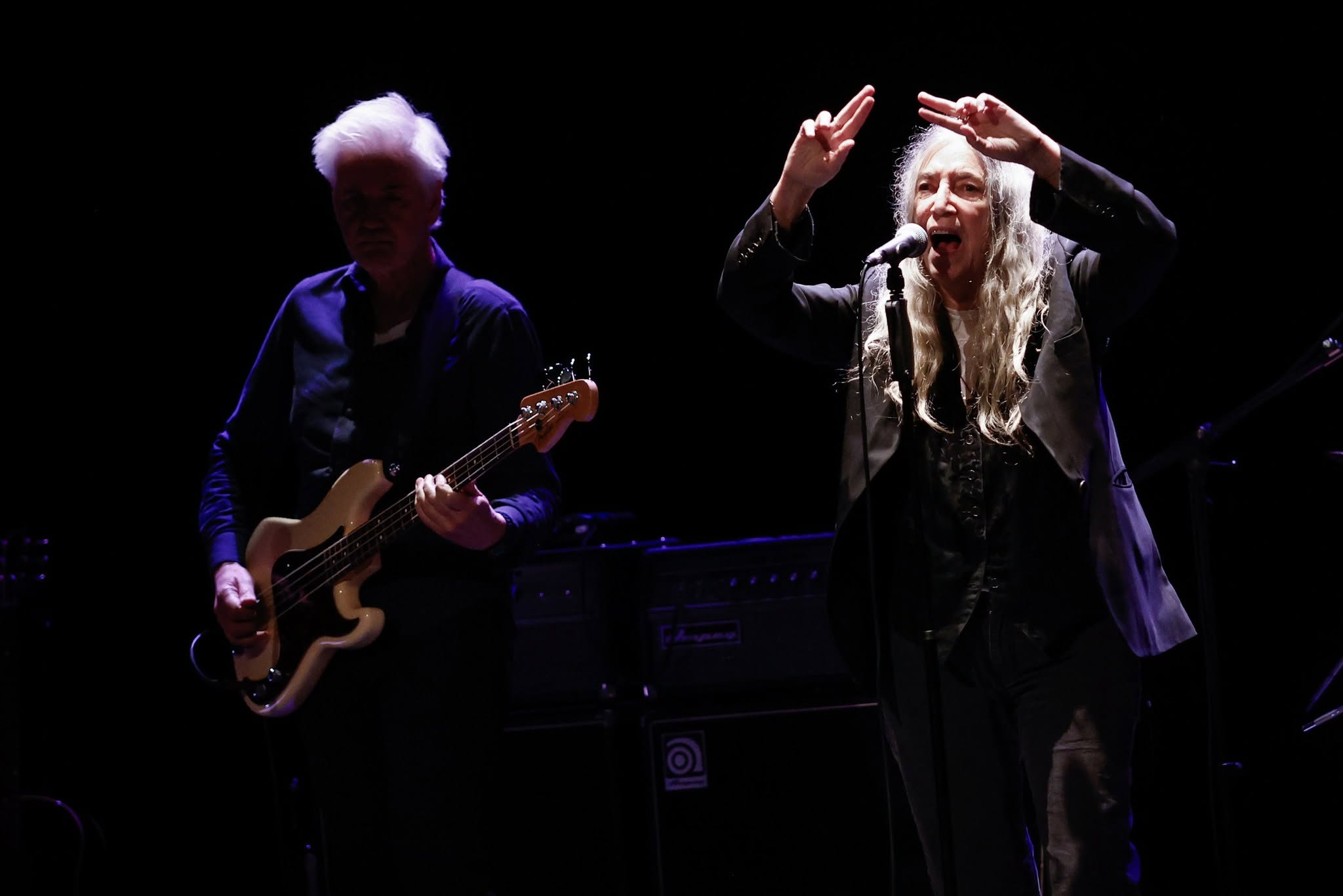 GIJÓN, 20/10/2026.- La cantante y escritora estadounidense Patti Smith ofrece este martes un concierto en Gijón justo 50 años después de su primera actuación en España, con motivo de la concesión del Premio Princesa de Asturias de las Artes 2026. EFE/Fundación Princesa de Asturias/Imanol Rimada SOLO USO EDITORIAL/SOLO DISPONIBLE PARA ILUSTRAR LA NOTICIA QUE ACOMPAÑA (CRÉDITO OBLIGATORIO)