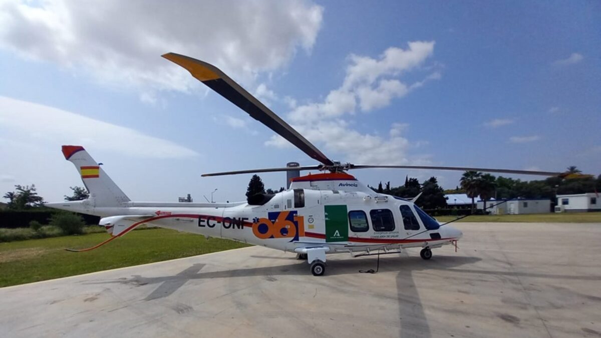 31/07/2026 Helicóptero del 061. SOCIEDAD 112
