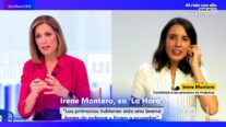 Silvia Intxaurrondo entrevistando a Irene Montero en 'La Hora de La 1'.