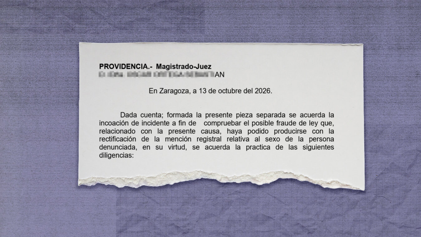 El juez de Zaragoza investiga por fin si el cambio de sexo de un maltratador es fraude de ley