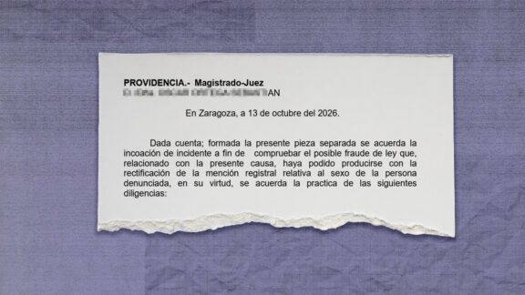 El juez de Zaragoza investiga por fin si el cambio de sexo de un maltratador es fraude de ley