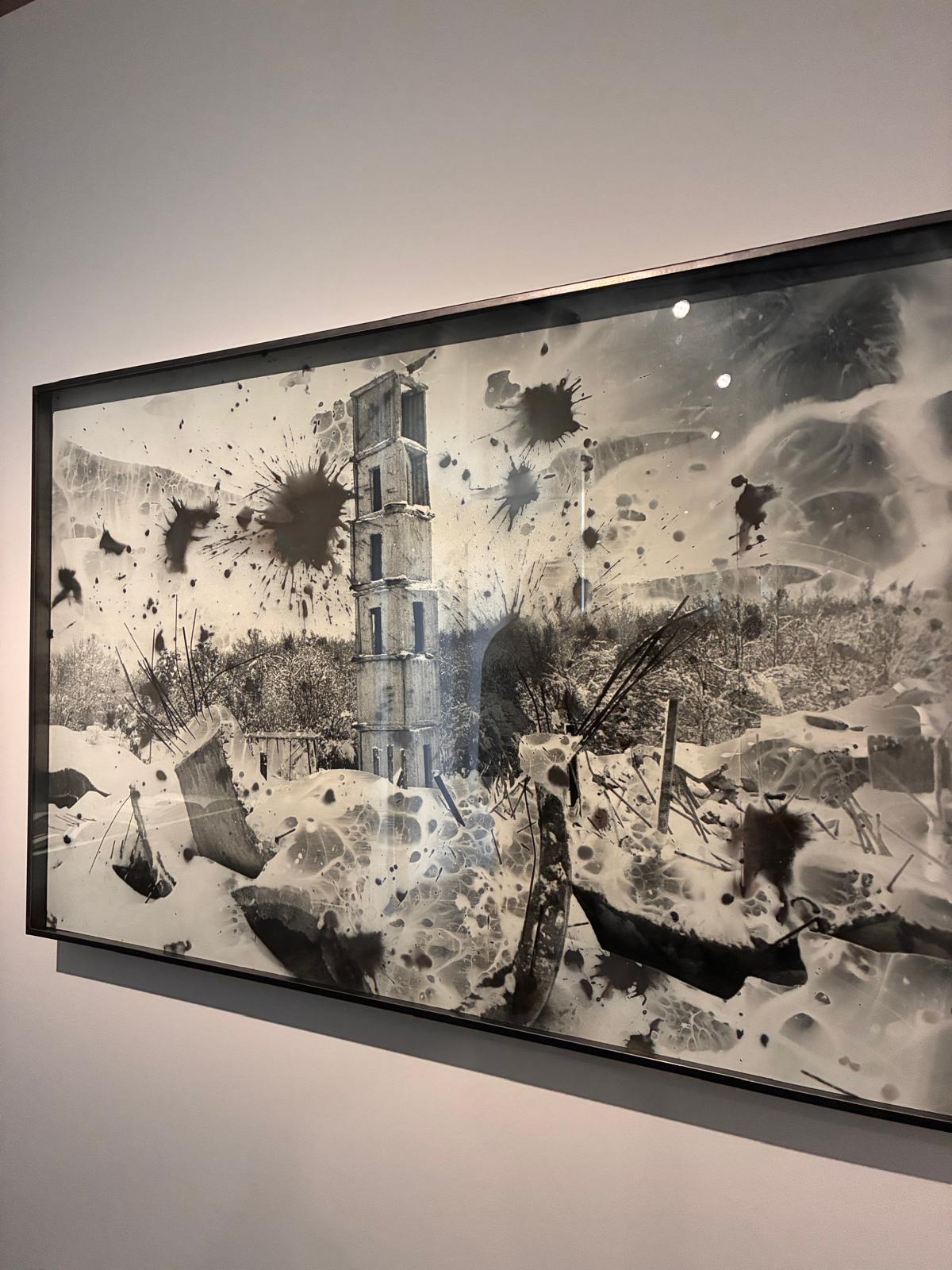 Una de las imágenes intervenidas de Anselm Kiefer