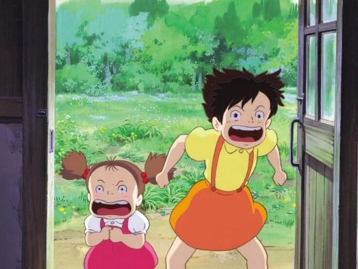 Las hermanas de la película 'Mi vecino Totoro'