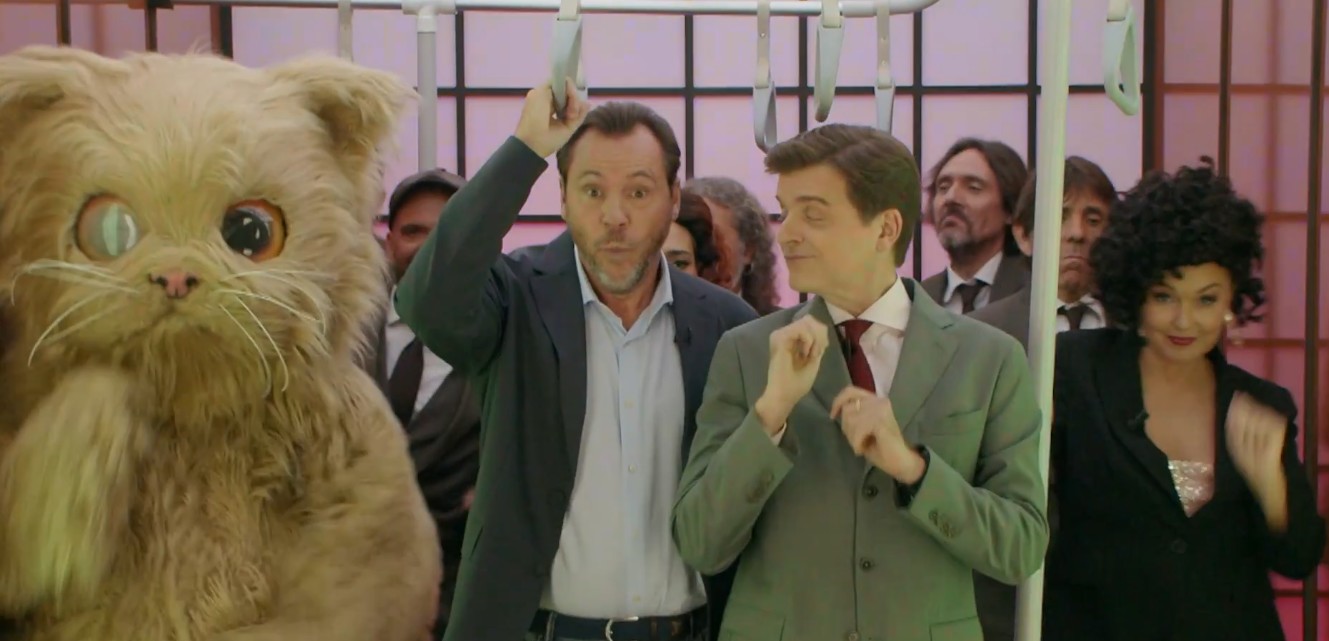 Óscar Puente y Marc Giró, en la promo de 'Cara al Show'.