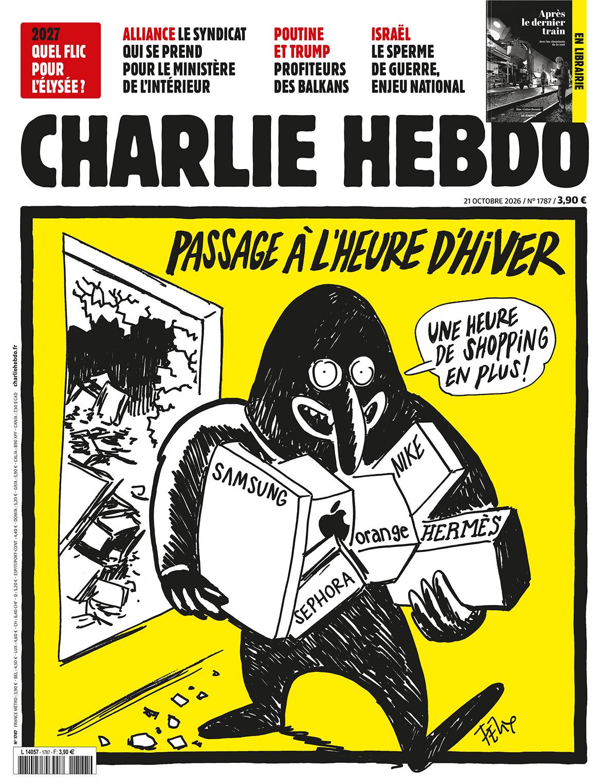 Portada de Charlie Hebdo del 21 de octubre de 2026 - Cultura Portada de Charlie Hebdo del 21 de octubre de 2026 - Cultura