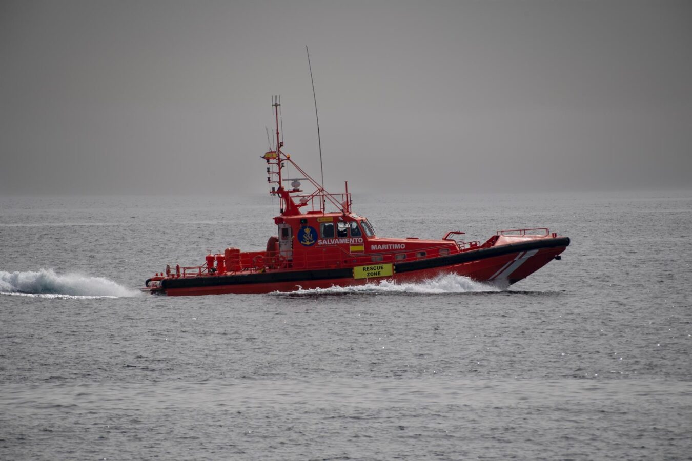 Una lancha de salvamento marítimo